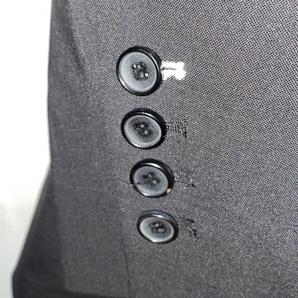 ZARA WOMAN STRAIGHT WOOL BLEND BLAZER ZW COLLECTION BLACK SIZE M NEW WITH TAG - Picture 12 of 14